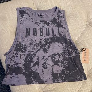 NWT No Bull large purple tye dye muscle tank